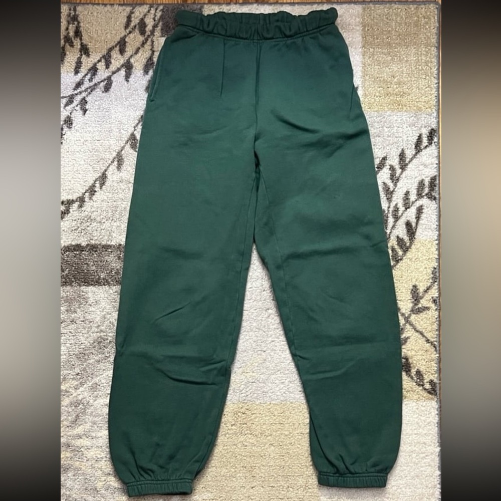Aritzia Green Jogger Sweatpants